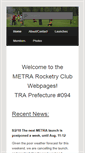 Mobile Screenshot of metrarocketclub.org